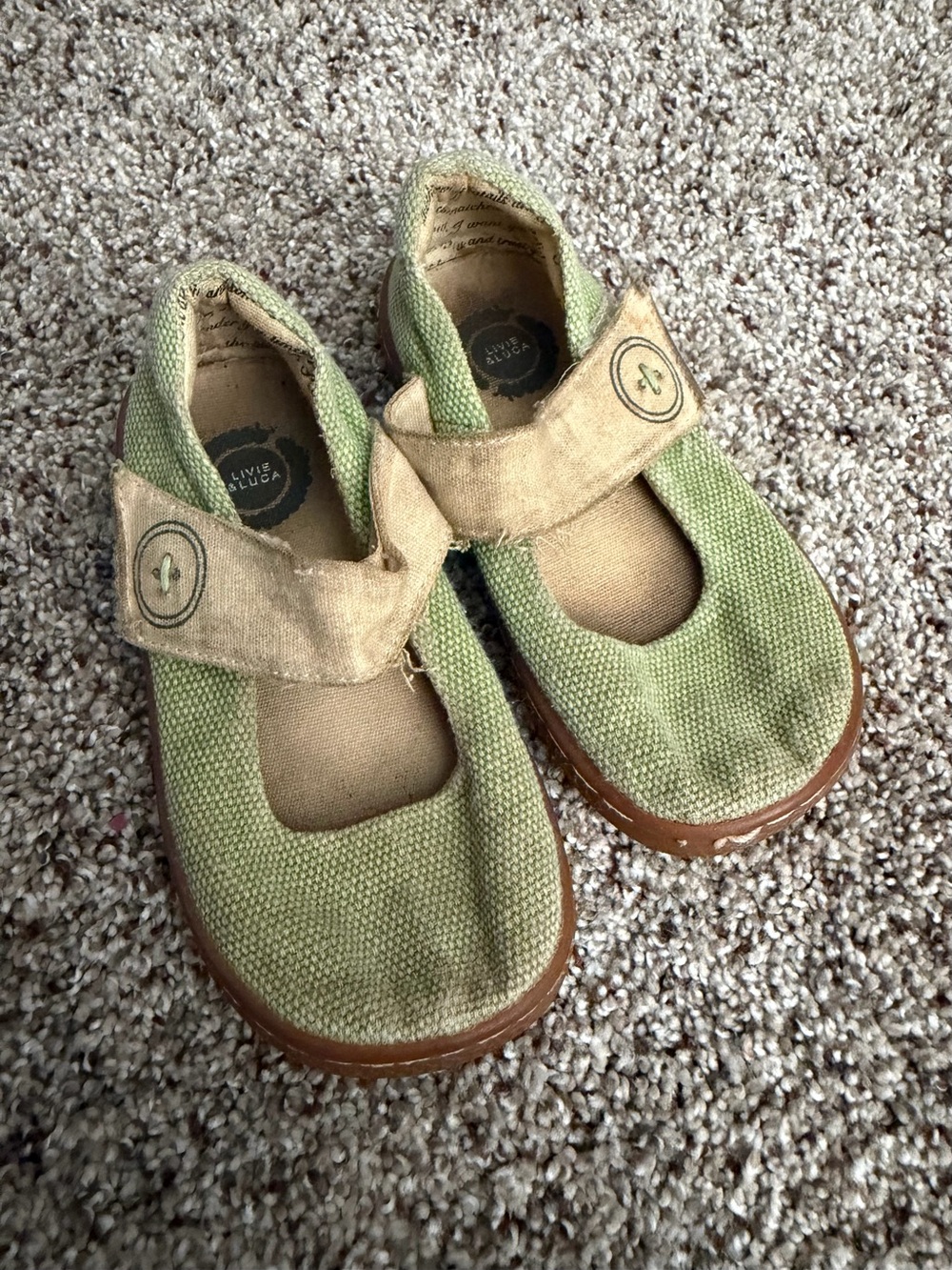 Green Livie & Luca Carta II - Toddler Size 8